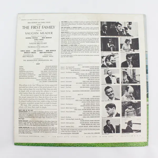 The First Family 12" Vinyl Record 
