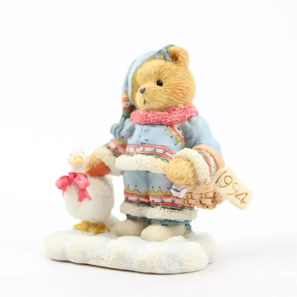 Cherished Teddies INGRID 'Bundled-Up With Warm Wishes' 1994 Figurine New