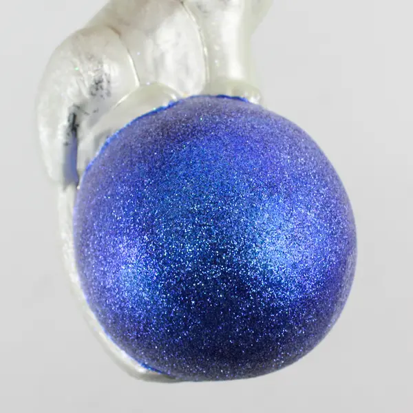 1998 Christopher Radko White Tiger Christmas Ornament 7.5" Siegfried & Roy Coll