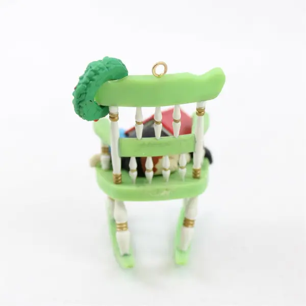 Enesco For a Dog-Gone Great Uncle Dog Rocker Christmas Ornament 5in New