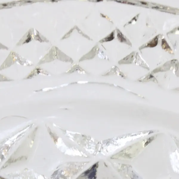 Lot Of 4 Anchor Hocking Wexford Pattern Clear Pressed Glass Bread Plates 6.25"