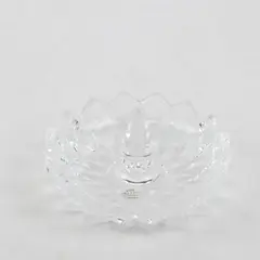 Avon Vintage 24% Lead Crystal Round Ring Holder New Without Tags