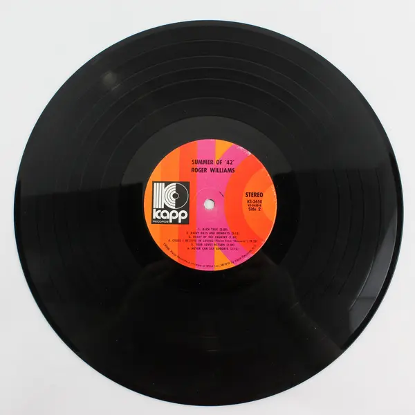 Roger Williams: Summer Of 42  12"   Vinyl Record