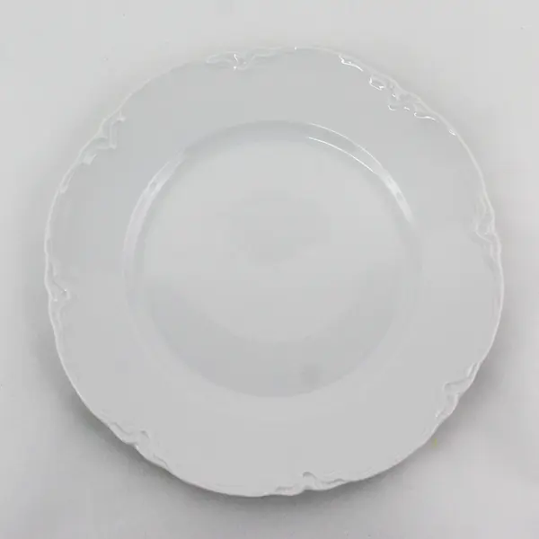Hutschenreuther Racine White Porcelain  Dinner  Plate 10"