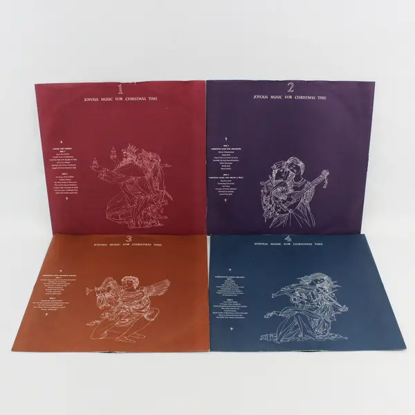 Reader's Digest Joyous Music for Christmas Time 12" Vinyl Record Set of 4