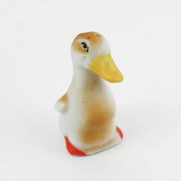 Vintage Miniature Ceramic Duck Salt And Pepper Shakers Japan