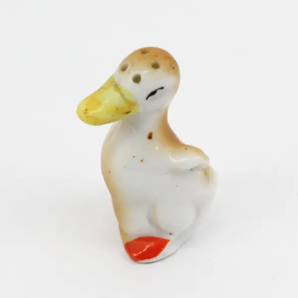 Vintage Miniature Ceramic Duck Salt And Pepper Shakers Japan