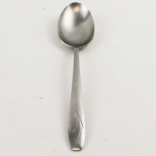 Wallace Silver Starglow Pattern Stainless Serving Spoon 8" Long Good Rare HTF
