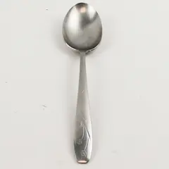 Wallace Silver Starglow Pattern Stainless Serving Spoon 8" Long Good Rare HTF