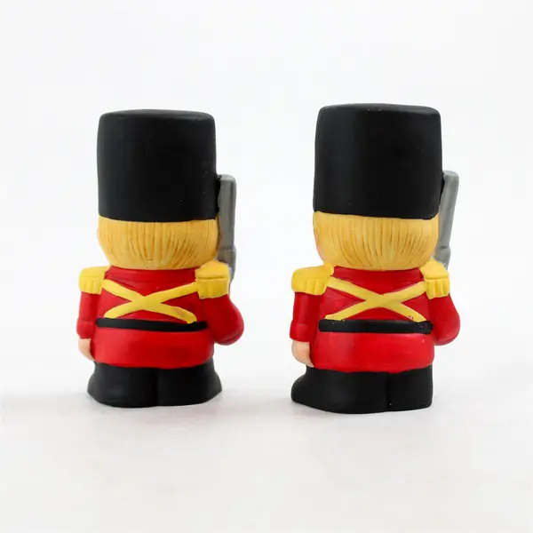 Enesco Vintage Ceramic Toy Soldiers Set of 2 - New Collectible