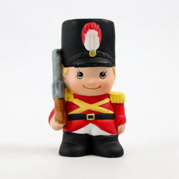 Enesco Vintage Ceramic Toy Soldiers Set of 2 - New Collectible