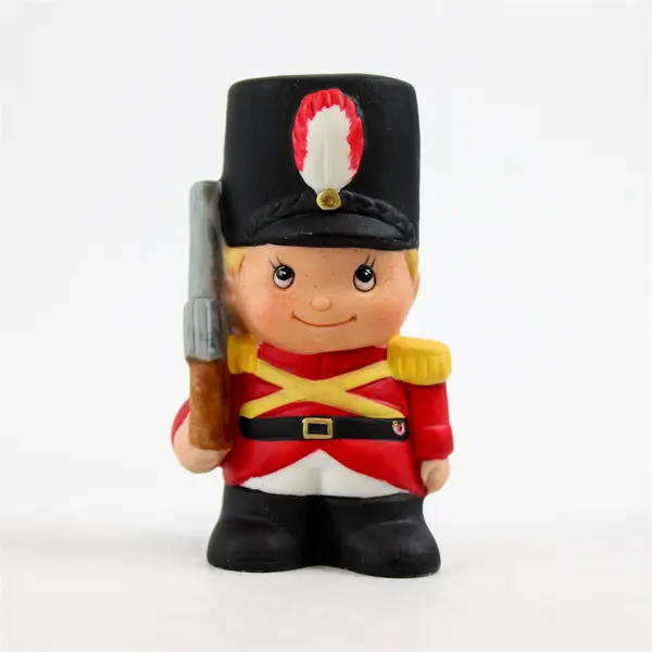 Enesco Vintage Ceramic Toy Soldiers Set of 2 - New Collectible