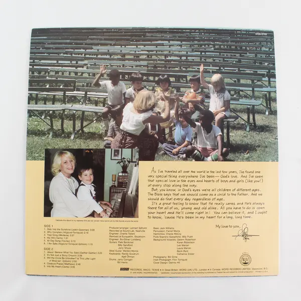 Evie – A Little Song Of Joy For My Little Friends 12" Vinyl Record