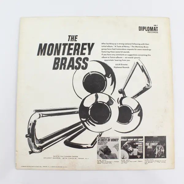 Monterey Brass 'South Of The Border The Lonely Bull  12" Vinyl Record