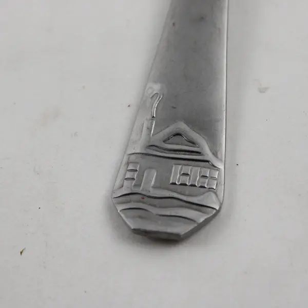 Lot of 2 Cambridge Silver Woodlodge Pattern SS Oval Soup Spoons 8" Rare HTF