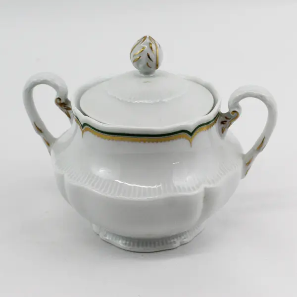 Vintage Haviland Limoges Centelle Porcelain Creamer and Lidded Sugar Bowl Set