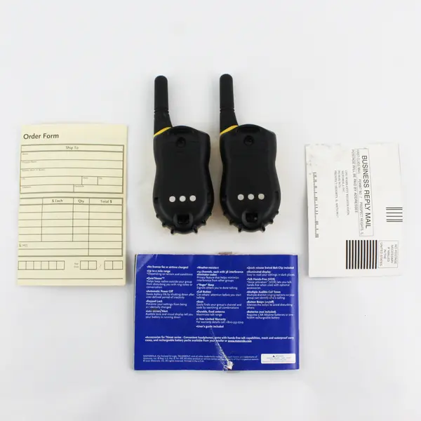 Motorola Talkabout T6210 Two Way Radios Walkie Talkies Show Power