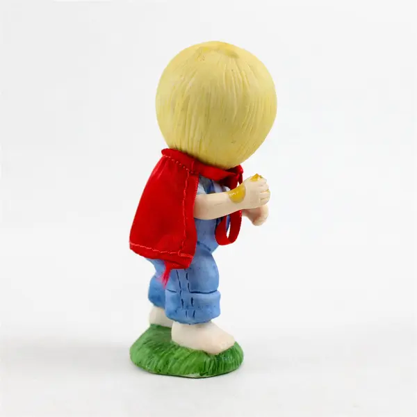 Enesco Country Cousins Vintage Scooter Figurine Red Cape Missing Accessory