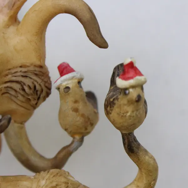 Lot Of 2 Schmid "Country Christmas" Lowell Davis 1987 Cow Hanging Ornaments