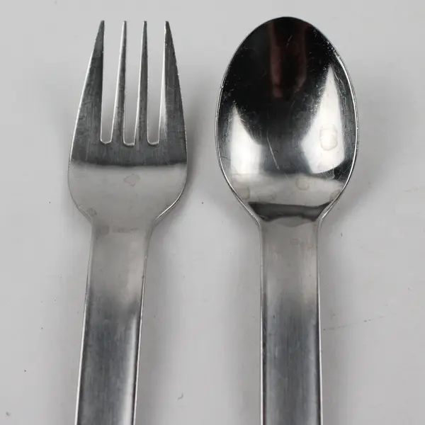 Lot of 2 Stelton Unknown Rare HTF Pattern Stainless Youth Fork & Spoon Engraved