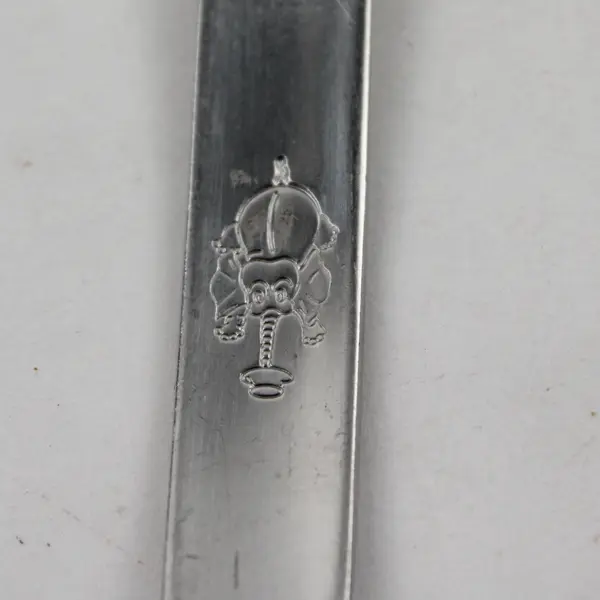 Lot of 2 Stelton Unknown Rare HTF Pattern Stainless Youth Fork & Spoon Engraved