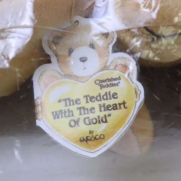 Set of 6 Cherished Teddies Teddie With a Heart of Gold Enesco Plush