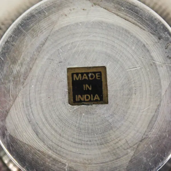 2 Star Shaped Silver Plate Tea Light Candle Holders Made In India