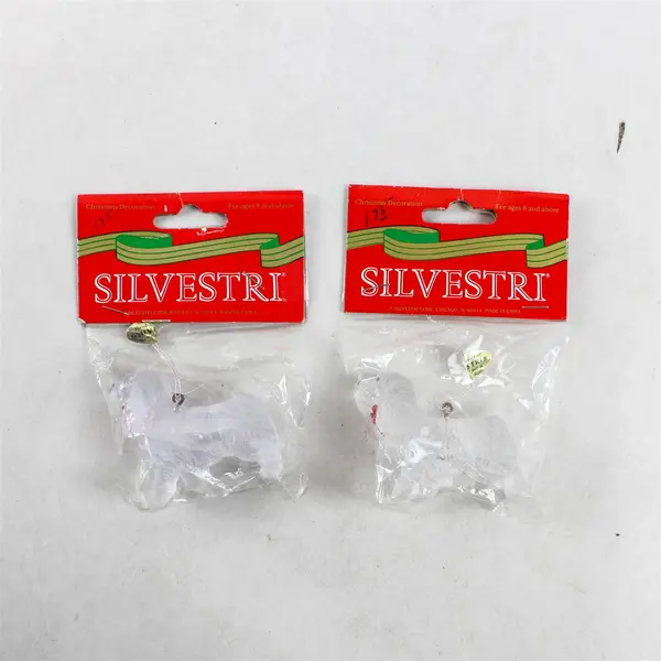 Lot of 14 Silvestri Dog Ornaments New Christmas Holiday Collectible