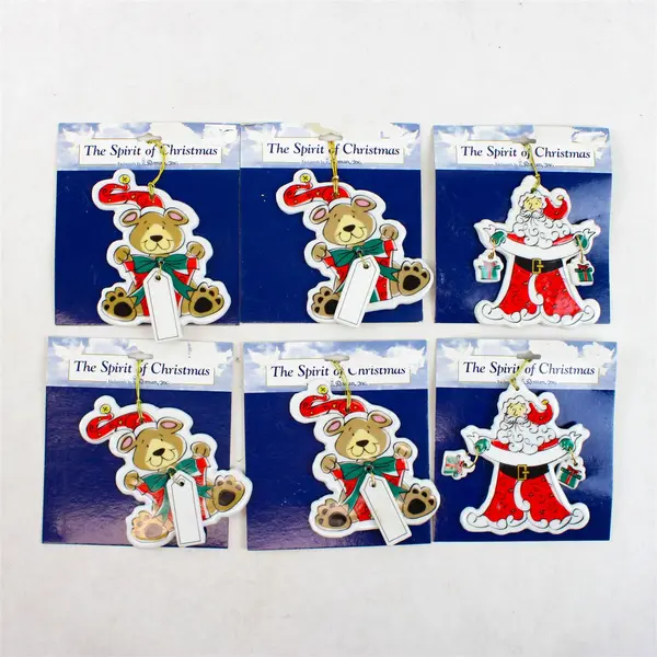 Lot of 6 Roman Inc The Spirit of Christmas Ornaments 77547