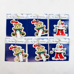 Lot of 6 Roman Inc The Spirit of Christmas Ornaments 77547