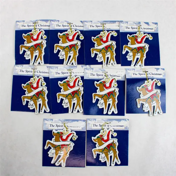 Lot of 10 Roman Inc The Spirit of Christmas Ornaments 77547 New