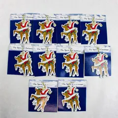 Lot of 10 Roman Inc The Spirit of Christmas Ornaments 77547 New