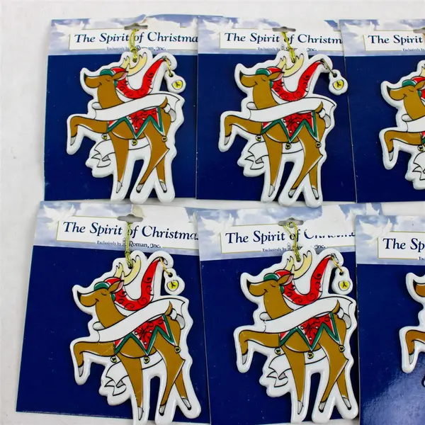 Lot of 10 Roman Inc The Spirit of Christmas Ornaments 77547 New