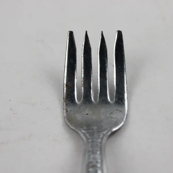 Vintage Peter Rabbit Baby Toddler Fork Stainless Silver Plate 4" Rare HTF