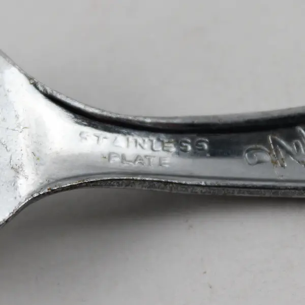 Vintage Peter Rabbit Baby Toddler Fork Stainless Silver Plate 4" Rare HTF