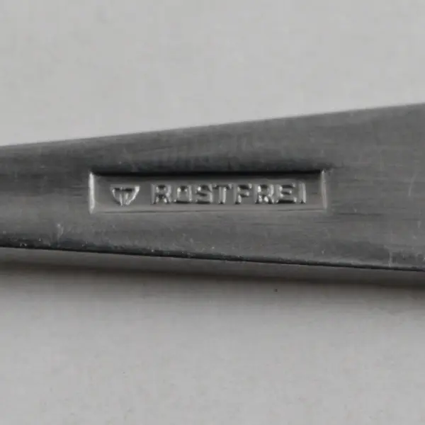 Lot of 4 Unknown Brand Stainless Youth Knife Spoon 2 Forks Engraved Rare HTF 