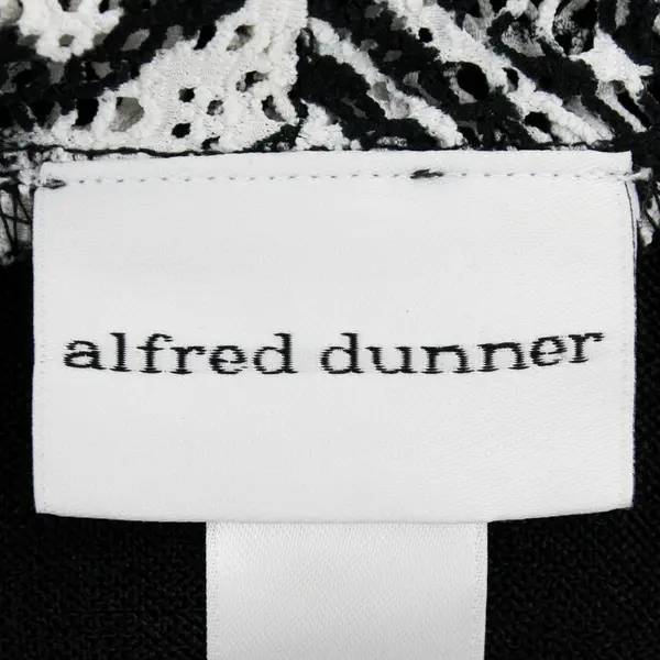 Alfred Dunner Faux Layered Top Blouse/Tank Top W/ Necklace Women's Size L