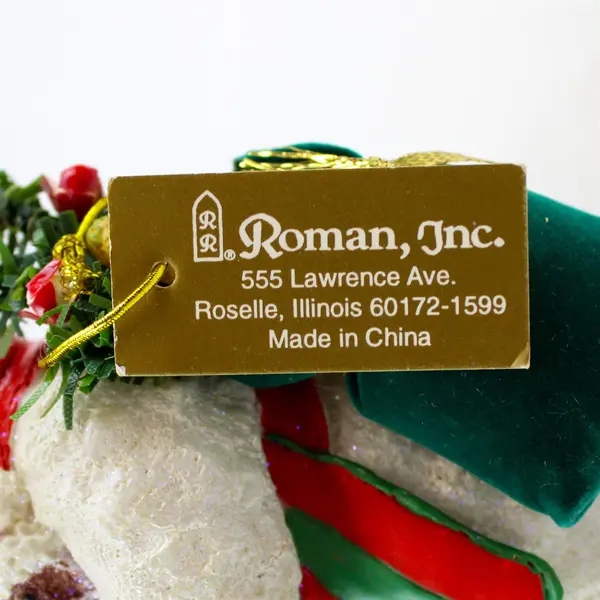 Roman Inc Snowman Chef with Santa Bag Figurine - Collectible New