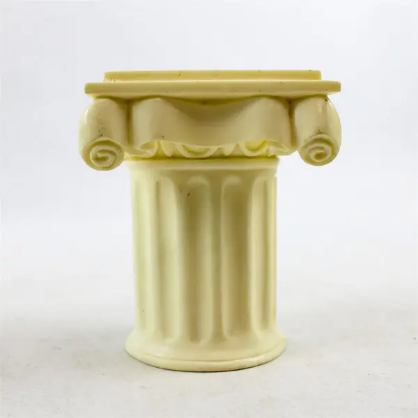 Set of 2 Roman Inc. Classic Greek Column Display Stands Risers Resin 4in
