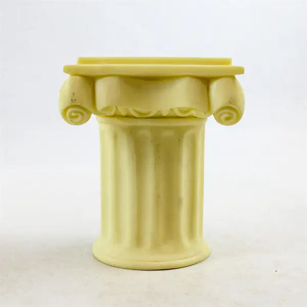 Set of 2 Roman Inc. Classic Greek Column Display Stands Risers Resin 4in