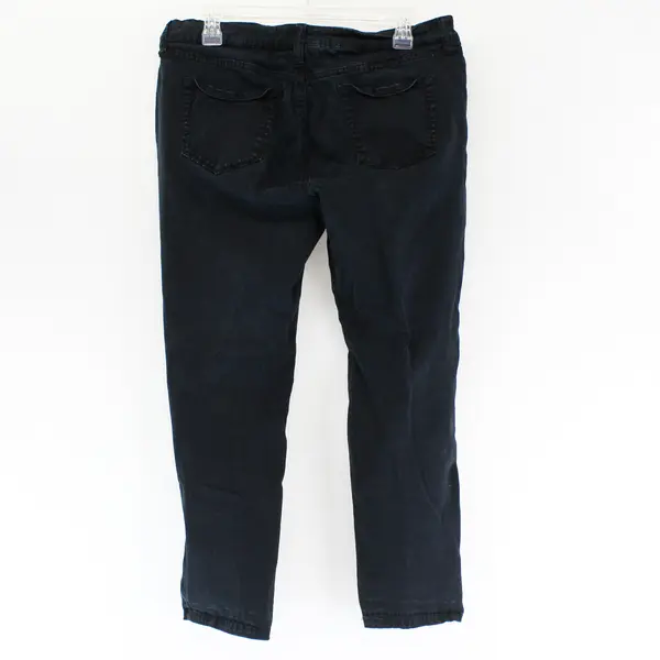 Sonoma Solid Dark Navy Blue Color Skinny Jeans High Waisted Women's Size 12 PS