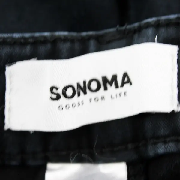 Sonoma Solid Dark Navy Blue Color Skinny Jeans High Waisted Women's Size 12 PS