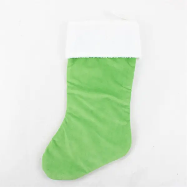 Light Green Christmas Stocking "Dear Santa I Got Framed"