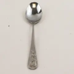 Keltum Stainless Steel Unknown Rare HTF Pattern Youth Spoon 5.25" Good