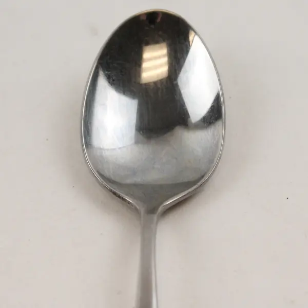 Keltum Stainless Steel Unknown Rare HTF Pattern Youth Spoon 5.25" Good
