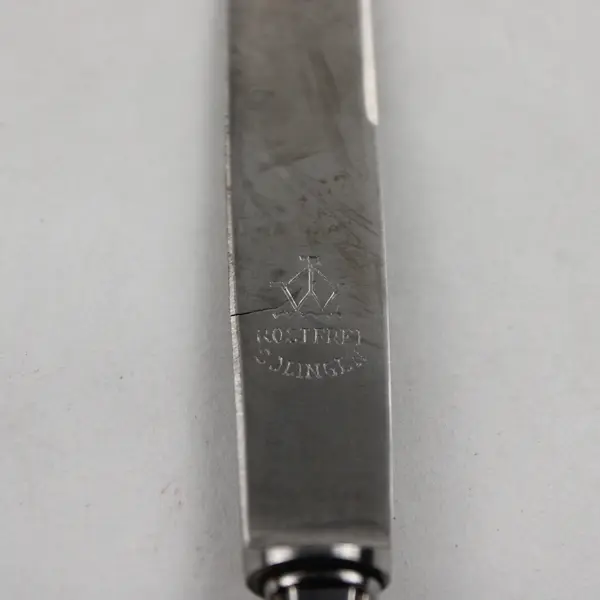 Vintage Solingen Flatware Stainless Butter Knife Unknown Rare HTF Pattern 7" 