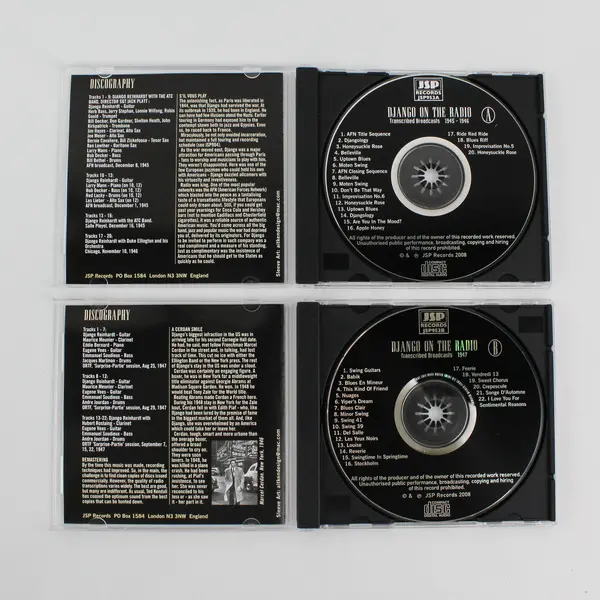 Django on the Radio Transcribed Broadcasts Boxed CD Set of 5, 2008