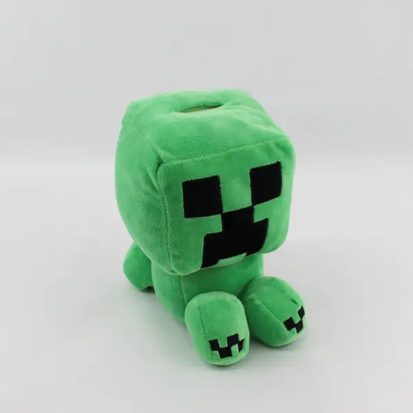 Mojang Minecraft 10" Tall Creeper Plush Stuffed Animal Piggy Bank Green 2021