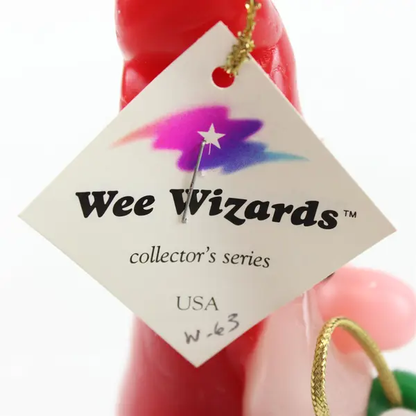 Vintage Northern Lights Wee Wizards Santa & Stocking Candle - Holiday New