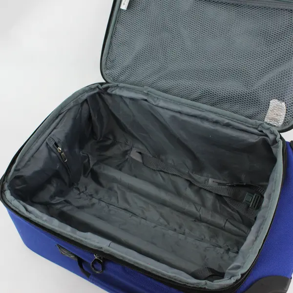 U.S. Traveler Aviron 22" Softside Expandable Spinner Luggage Carry On - Navy